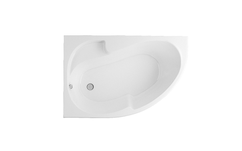 Akril aszimmetrikus fürdőkád 150x100x42 Balos